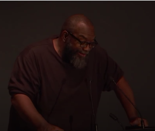 Fred Moten speaking at MoMA